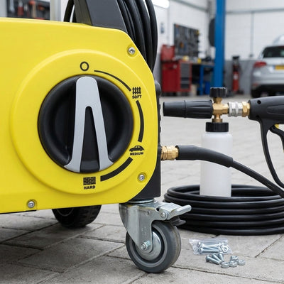 150 Bar High-Pressure Washer with WPS Adaptive System & Foam Sprayer