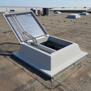Flat Glass Automatic Smoke Vent 300mm GRP Upstand
