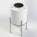 500 Litre 45° Cone Tank, UV Polyethylene, 2" Drain Fitting (view 2)