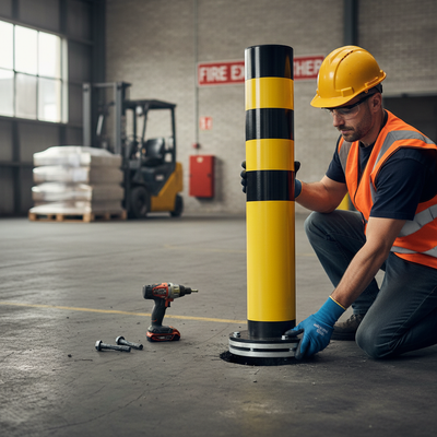 Heavy Duty Rotating Bollards for Superior Property Protection