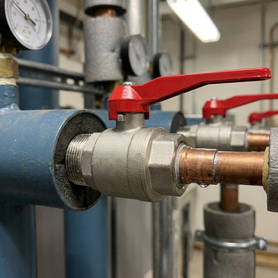 1/2" BSP Lever Ball Valve – Male to Female Brass 25 Bar
