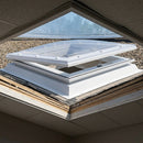 Electrically Operated Rooflight - Polycarbonate Dome 1000x1000mm