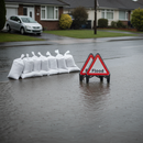 Slate Gray Heavy Duty Sand Bags and Flood Traffic Sign Kit - Essential (10 x Bags)