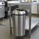 Round Stainless Steel Swing Bin – 75 Litre Capacity