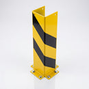 400–1200mm racking impact guard, steel with warning stripes (view 2)