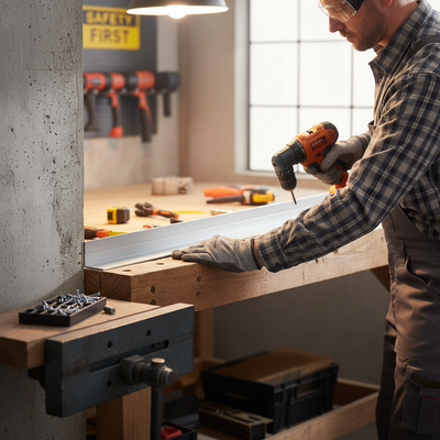 Premium Aluminium Angle 23.5 x 23.5 x 1.5mm x 2.5m for Construction