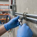 Dark Gray Heavy Duty Anti-Tamper Clips for Secure Fencing Solutions