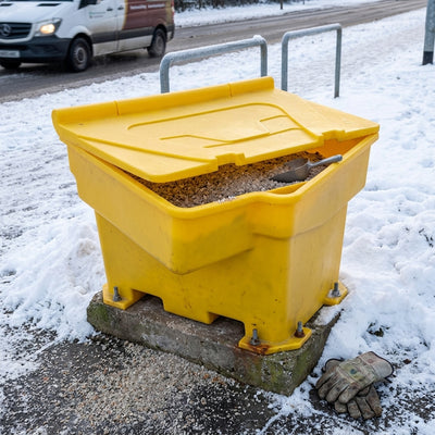 7 cu ft grit bin 200 litre 250 kg capacity polyethylene