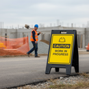 Gray Premium 600 x 450mm Sign Frame for Road Traffic Use