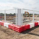 Gray Heavy Duty Safety Barrier Angle Piece Hoarding Panel for Secure Sites
