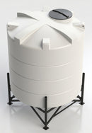 5200L Conical Storage Tank, 15° Drainage Angle, UV Polyethylene (view 2)