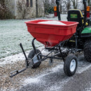 57kg Towable Broadcast Salt Spreader with 3.6m Spread Width