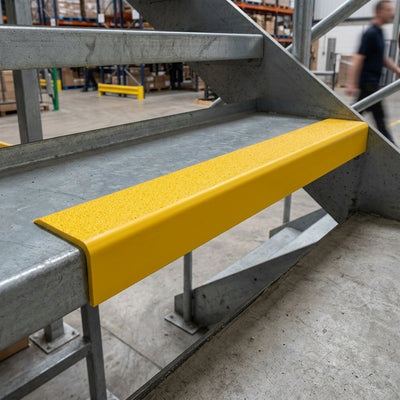 GRP Stair Nosing – Anti-Slip Edge Protection 55mm x 55mm