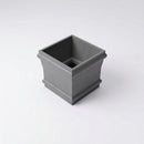 Traditional Downpipe Spare Socket 72x72mm Non-Eared — RAL 7037