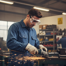 Dark Slate Gray Premium Protective Safety Goggles with Vented Design