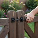 Premium Heavy Duty 75mm Wire Cabin Hook Eye Latch for Gates and Doors - Versatile and Weather-Resistant Security Solution