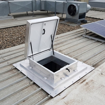 Roof Access Hatch Mill Finish 1000x1000mm