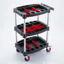 4-Shelf Mobile Tool Trolley 100kg Capacity (view 2)