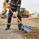 Rosy Brown Heavy Duty Insulated Square Mouth Treaded Shovel - 1200mm Length