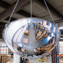 800mm diameter PMMA half-sphere industrial safety dome mirror