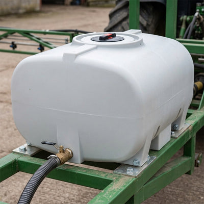 700 Litre Horizontal Polyethylene Water Tank with 1.5" BSP Outlet