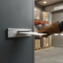 Premium Internal Draught Excluder Letterbox 10" with Adjustable Sleeve for 40-80mm Doors, Anti-Snap Flap and Weather Protection