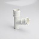 63mm Diameter Traditional Downpipe Branches 92.5° & 112.5° — RAL 9016 / 112.5 Degrees