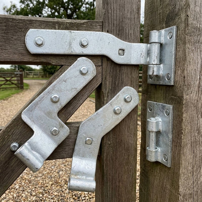 Curved Rail Hinge Set - Durable Metal Construction
