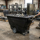 400 Litre Polyethylene Tilt Truck with Steering Handle