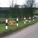Dark Slate Gray Premium Plastic Verge Marker Post - 1000mm Above Ground