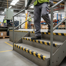 Dark Slate Gray Premium Anti-Slip Stair Nosing Covers - 55mm x 55mm for Safety