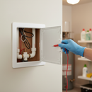 Premium White Plastic Access Panel 350 x 350 mm - Durable, Lightweight, and Versatile for Service Areas