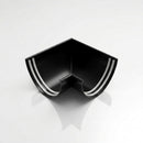 90° Aluminium Gutter Angle 130mm - Marine Grade — RAL 9005