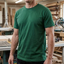 Classic Cotton Short Sleeve Work T-Shirt - Forest Green