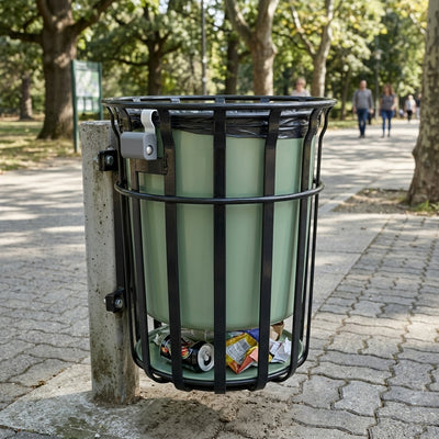 Steel Litter Bin 82 Litre – Heavy-Duty Removable Liner
