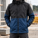 Waterproof Shell Work Jacket with Taped Seams - Navy/Black