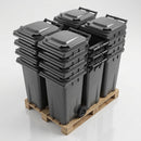 120 Litre Wheelie Bins – Pack of 20 on Pallet (view 2)
