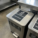 A4 vinyl bin stickers – waste stream labels