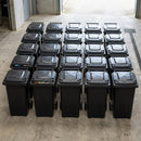 240 litre wheelie bins, pack of 20, polyethylene