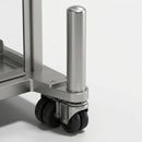 101mm & 114mm stainless steel bollard brushed satin finish