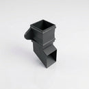 Traditional Aluminium Downpipe Shoe 72x72mm — RAL 7021