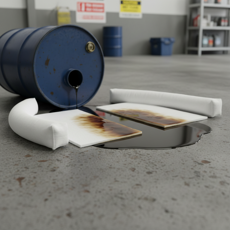 Slate Gray Premium Oil & Fuel Spill Kit - 20 Litre Capacity for Effective Cleanup