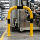 1200 x 1000mm Steel Collision Protection Guard Yellow/Black