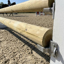 Round Jump Pole 12ft x 4in for Equestrian Training