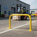 Slate Gray Heavy Duty Galvanised Steel & Powder Coated Hoop Perimeter Barrier - 48mm Diameter