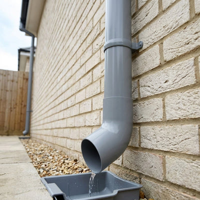 110mm Plain Ended Downpipe 2.5m