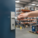 Premium Victorian-Style Scroll Door Handles with Keyhole - 150mm Aluminium Backplate for Wooden Doors