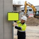 Rosy Brown Premium Custom 600 x 450mm Q-Sign for Traffic Management