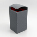 112 Litre recycling bin with rounded roof and hinged door (view 2)