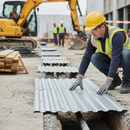 Gray Premium Galvanised Steel Sheet 0.5mm Thick - 200mm x 1000mm